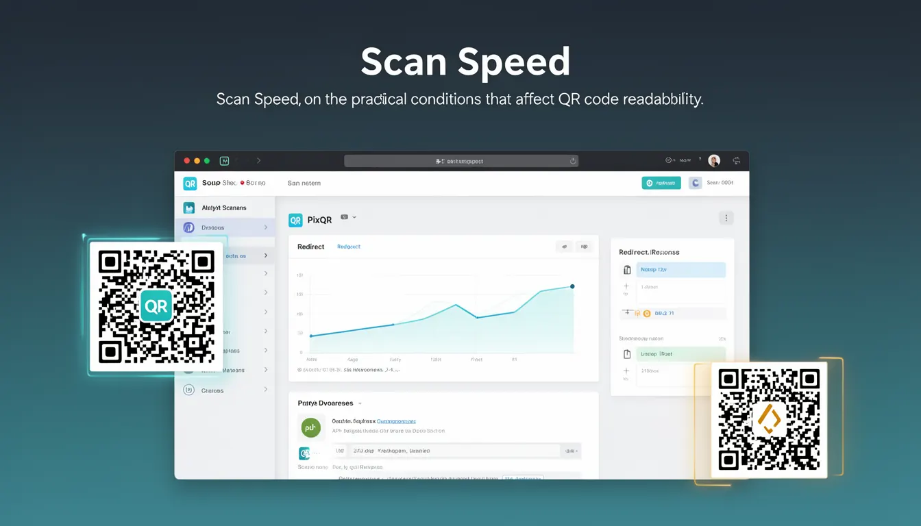 Scan Speed - PixQR Developer Glossary Scan Speed developer glossary illustration