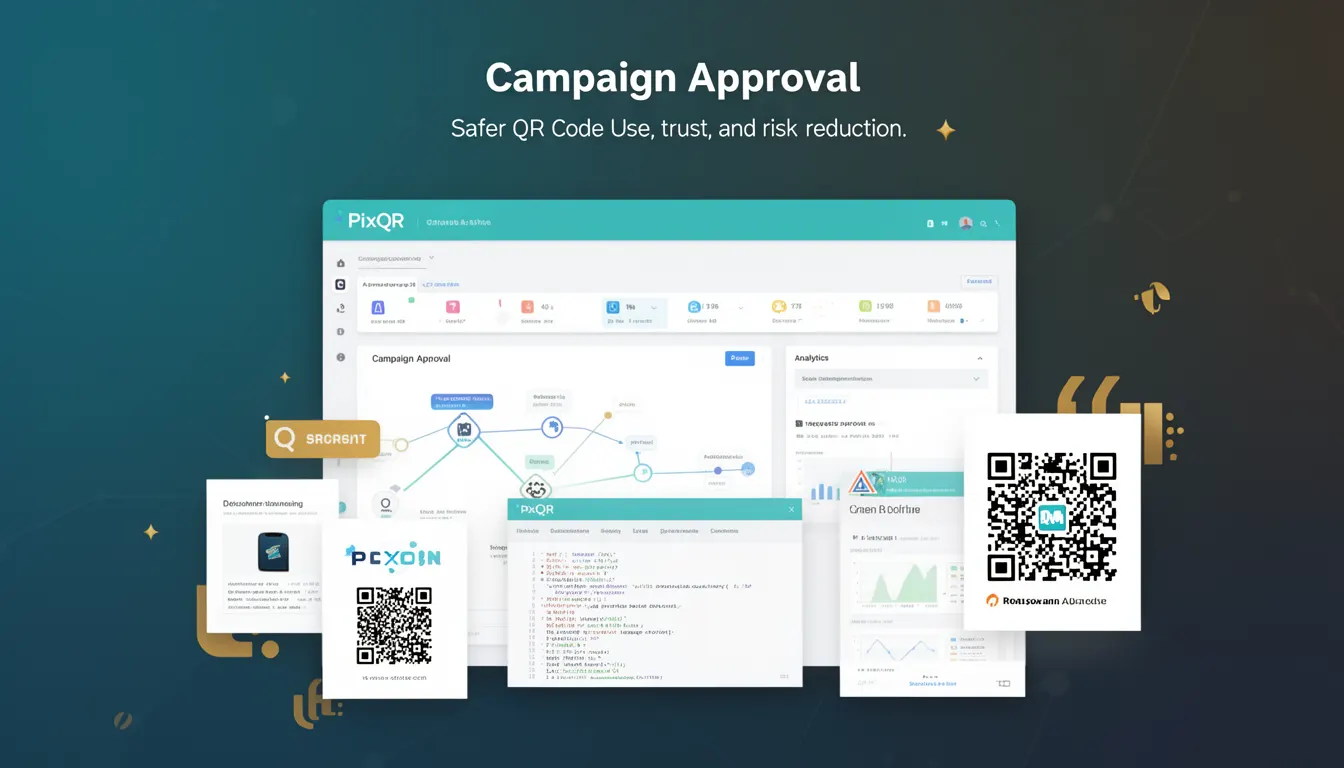 Campaign Approval - PixQR Developer Glossary Campaign Approval developer glossary illustration