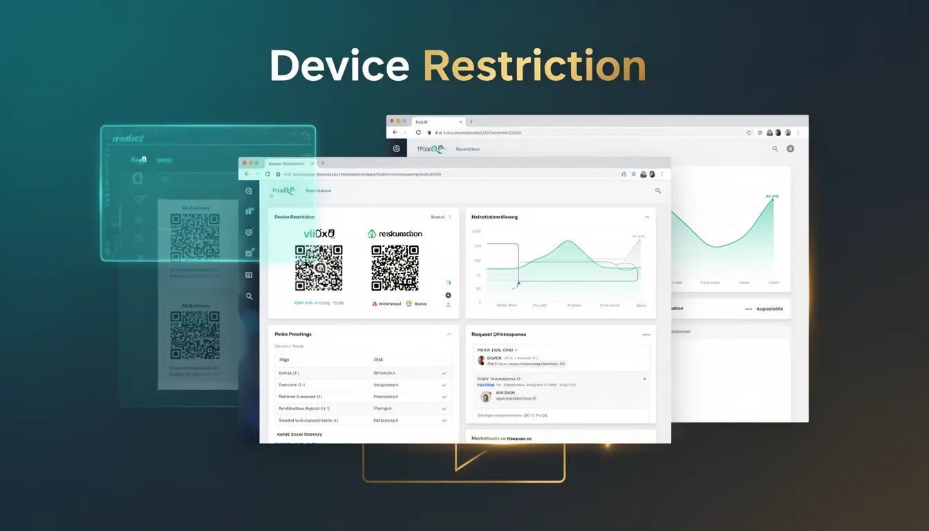 Device Restriction - PixQR Developer Glossary Device Restriction developer glossary illustration
