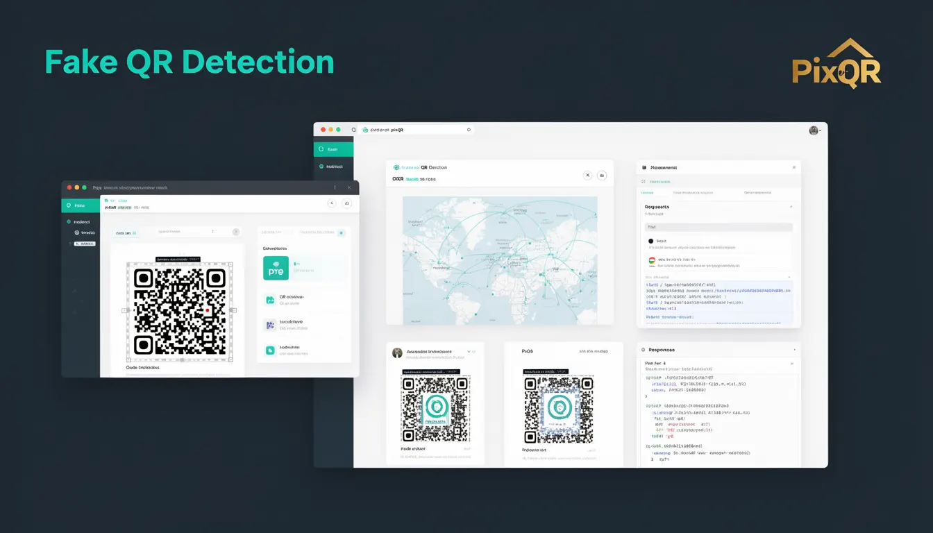Fake QR Detection developer glossary illustration