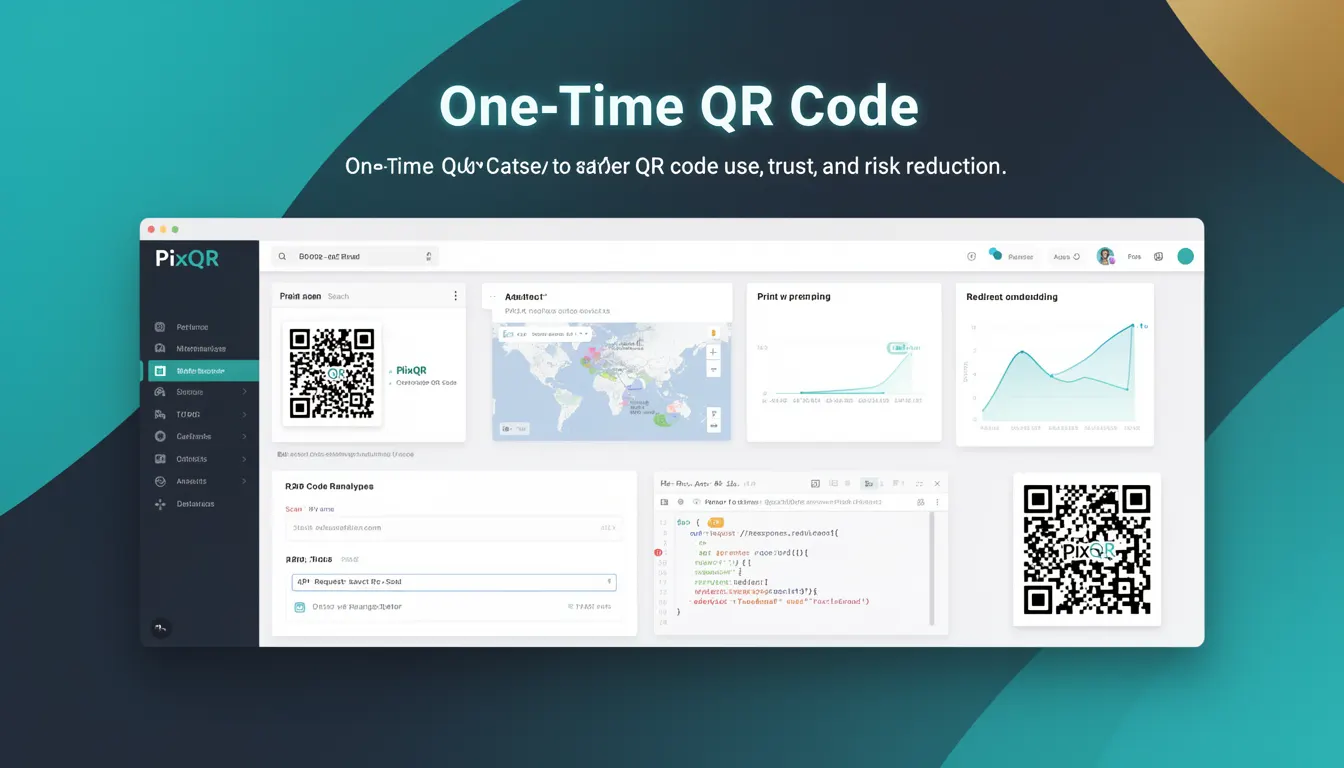 One-Time QR Code - PixQR Developer Glossary One-Time QR Code developer glossary illustration