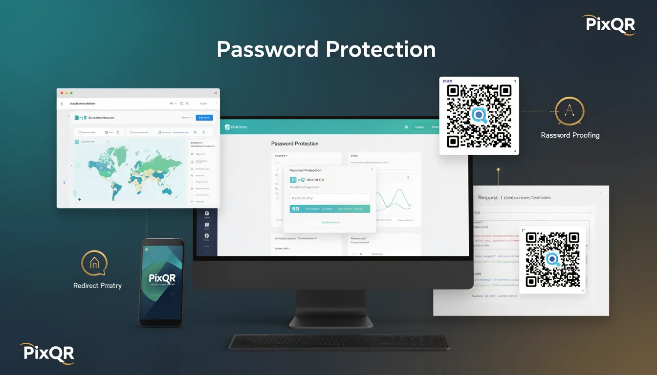 Password Protection - PixQR Developer Glossary Password Protection developer glossary illustration