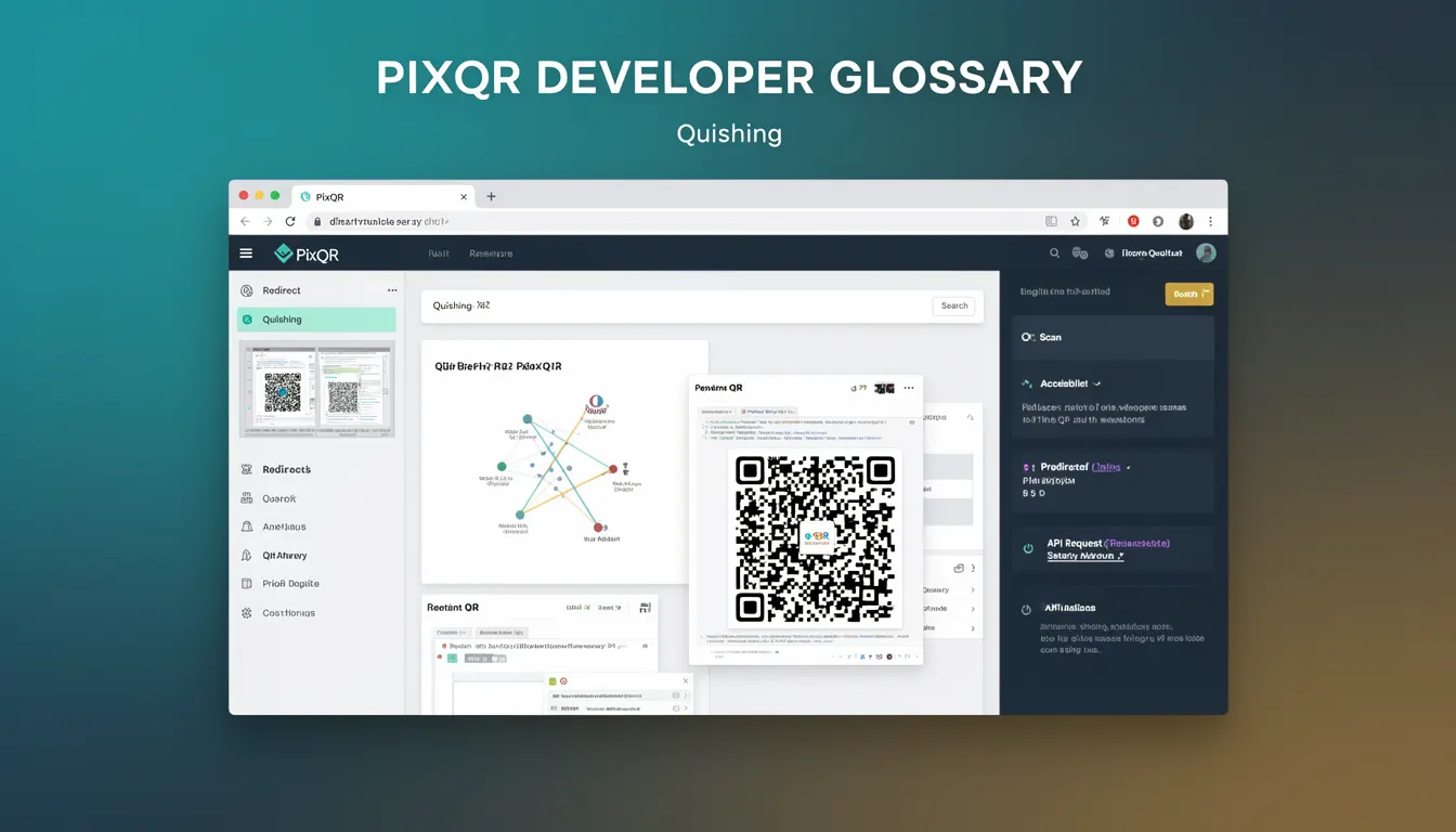 Quishing developer glossary illustration