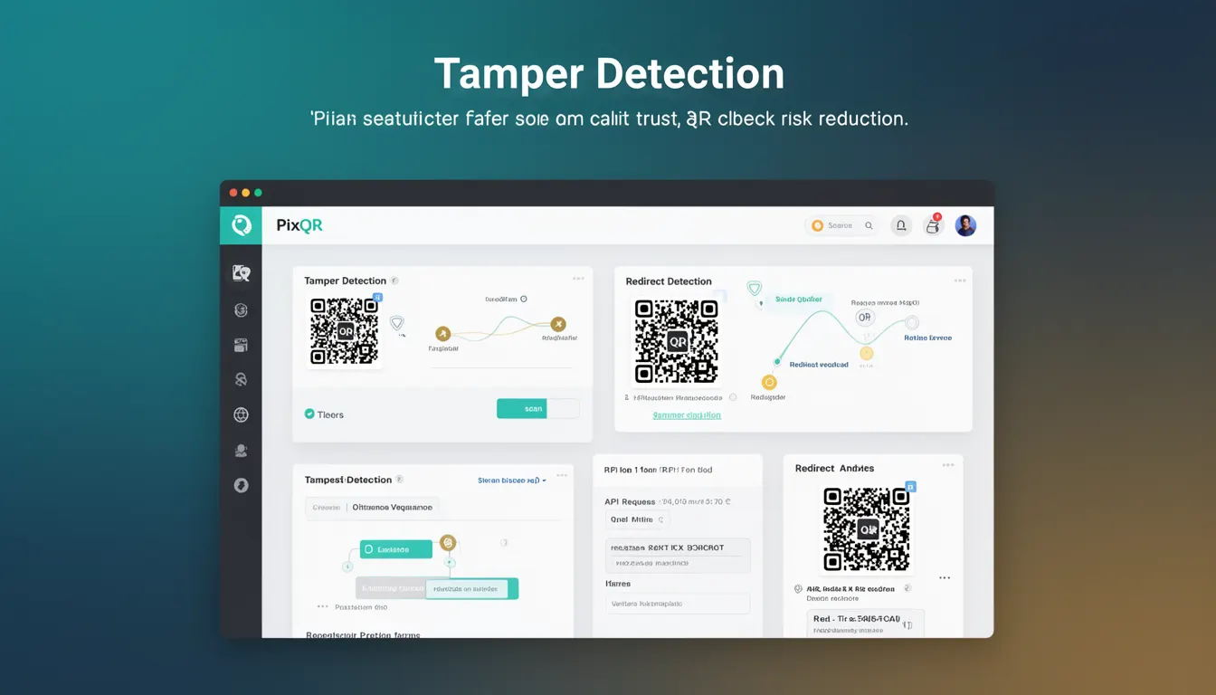 Tamper Detection - PixQR Developer Glossary Tamper Detection developer glossary illustration