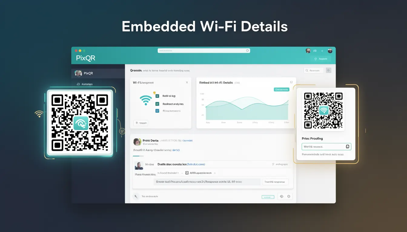 Embedded Wi-Fi Details - PixQR Developer Glossary Embedded Wi-Fi Details developer glossary illustration