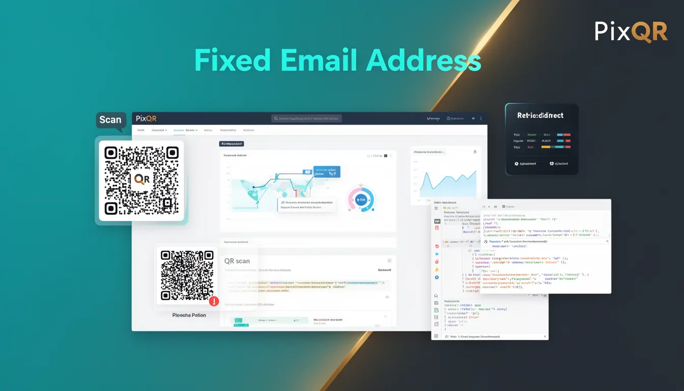 Fixed Email Address developer glossary illustration