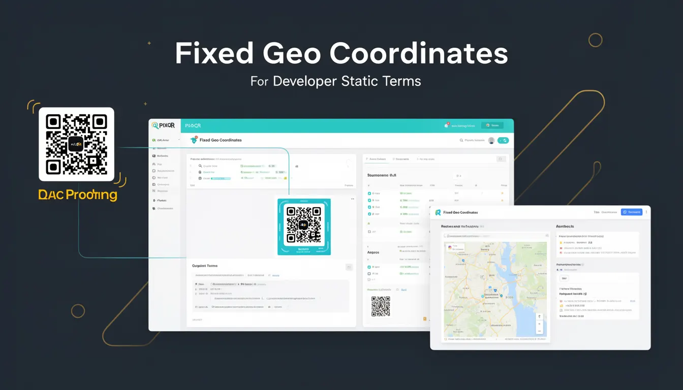 Fixed Geo Coordinates developer glossary illustration