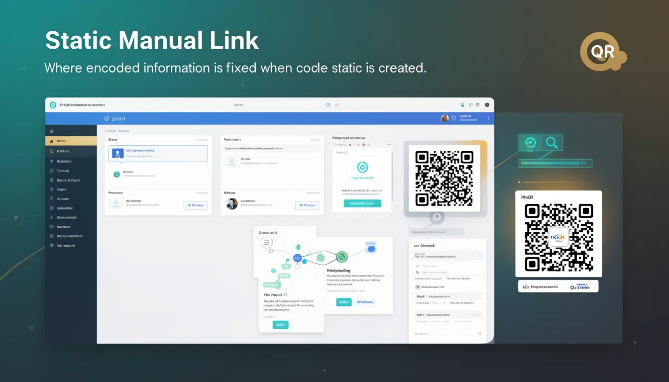 Static Manual Link developer glossary illustration