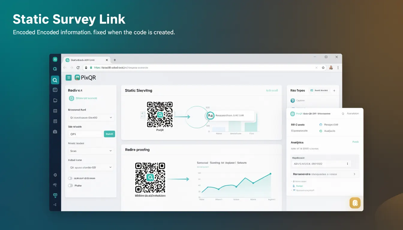 Static Survey Link developer glossary illustration
