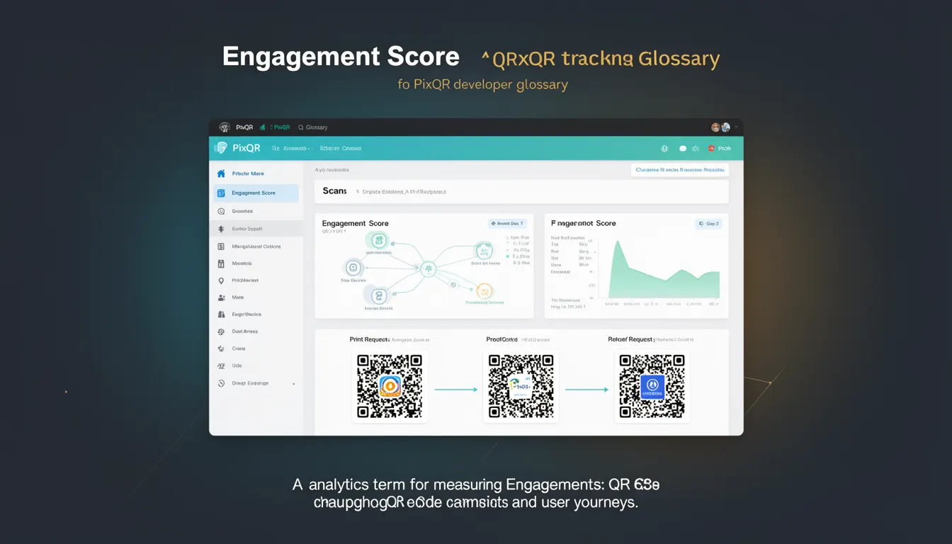 Engagement Score - PixQR Developer Glossary Engagement Score developer glossary illustration