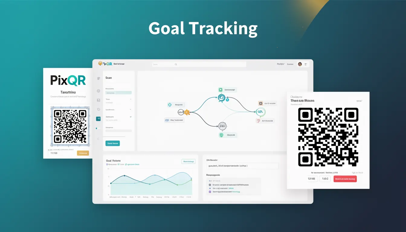 Goal Tracking - PixQR Developer Glossary Goal Tracking developer glossary illustration