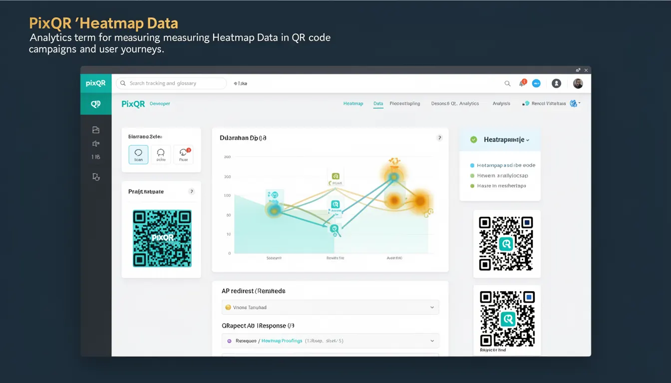 Heatmap Data - PixQR Developer Glossary Heatmap Data developer glossary illustration