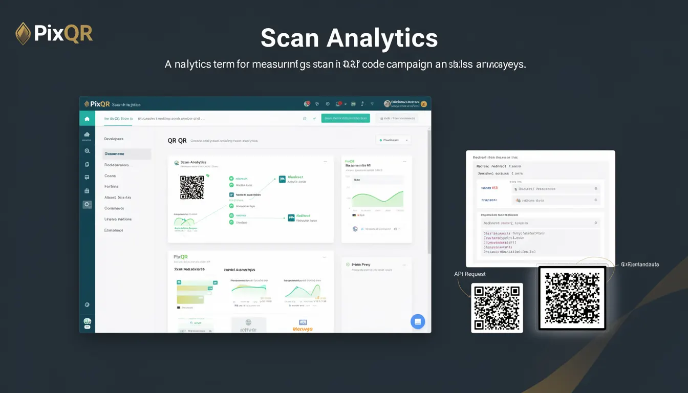Scan Analytics - PixQR Developer Glossary Scan Analytics developer glossary illustration