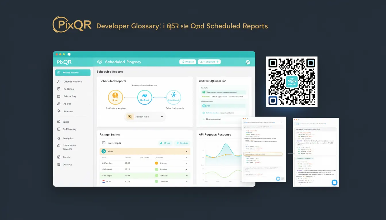 Scheduled Reports developer glossary illustration