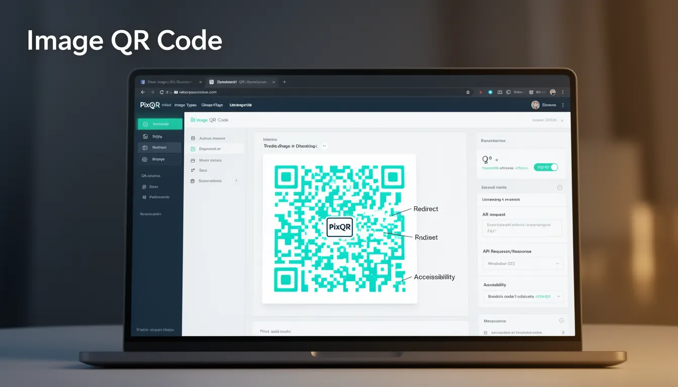 Image QR Code developer glossary illustration