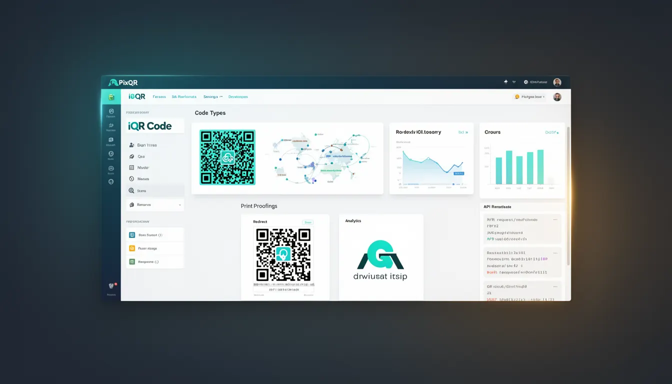iQR Code developer glossary illustration