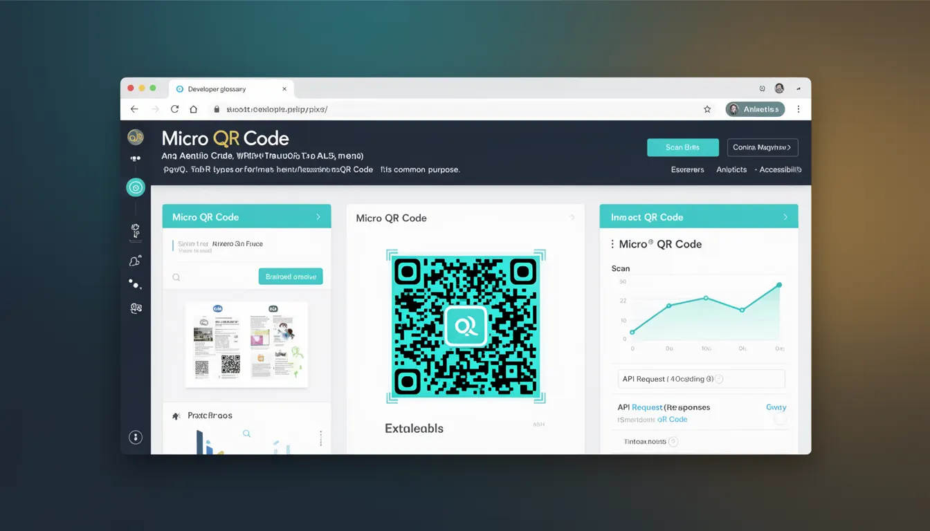 Micro QR Code developer glossary illustration