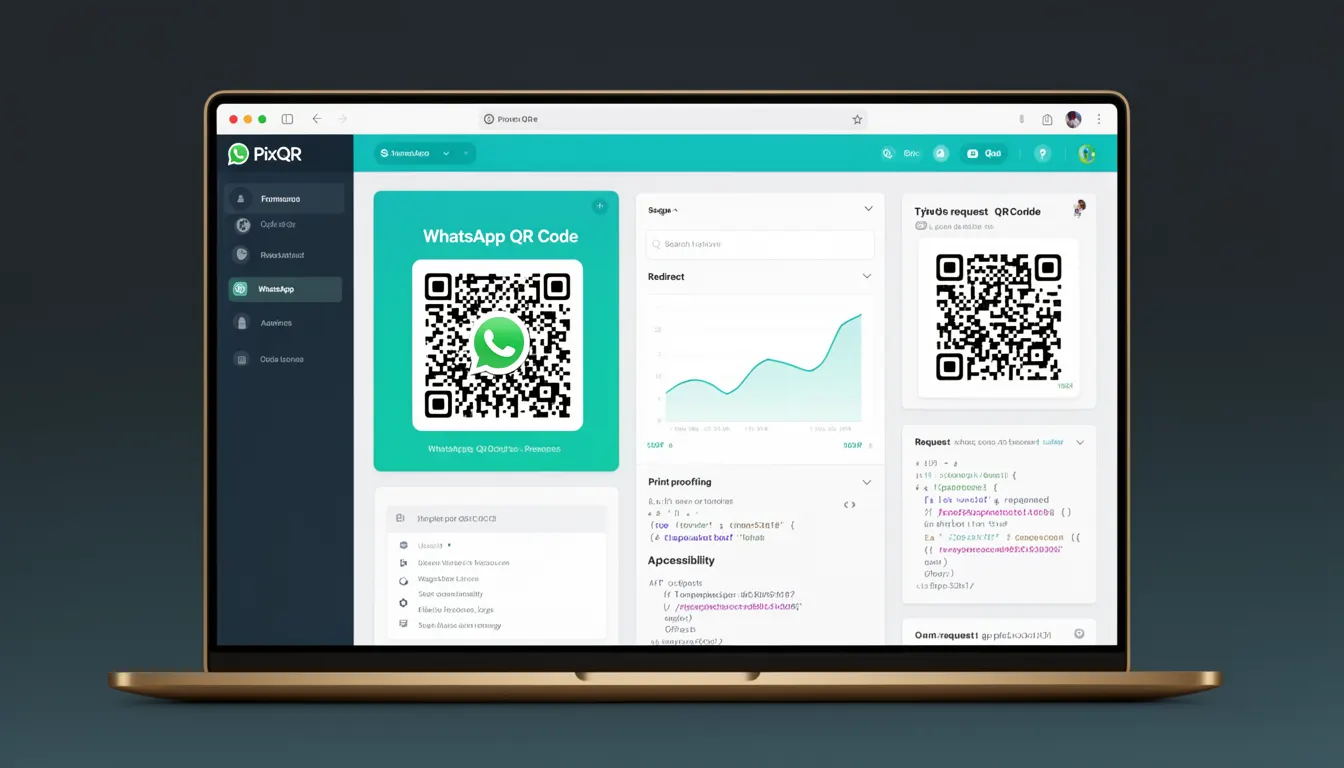 WhatsApp QR Code developer glossary illustration
