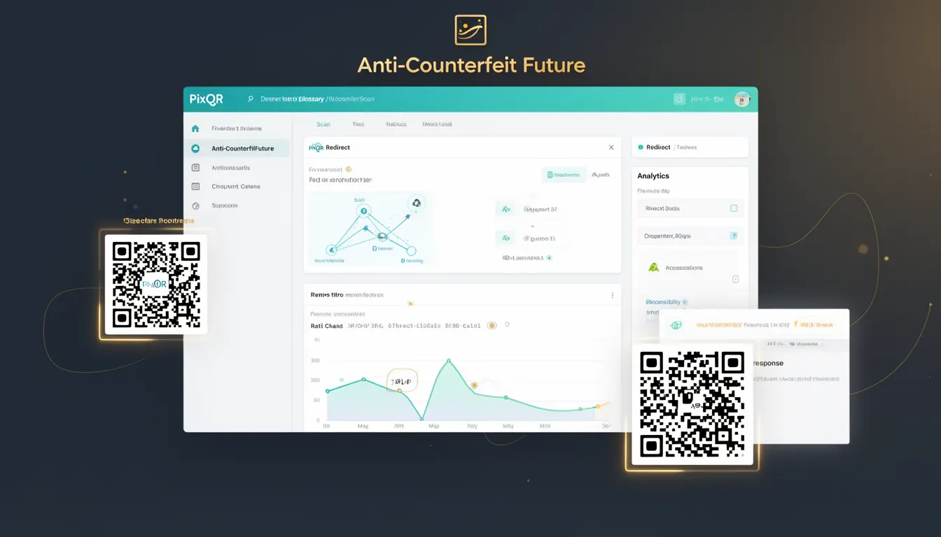 Anti-Counterfeit Future developer glossary illustration