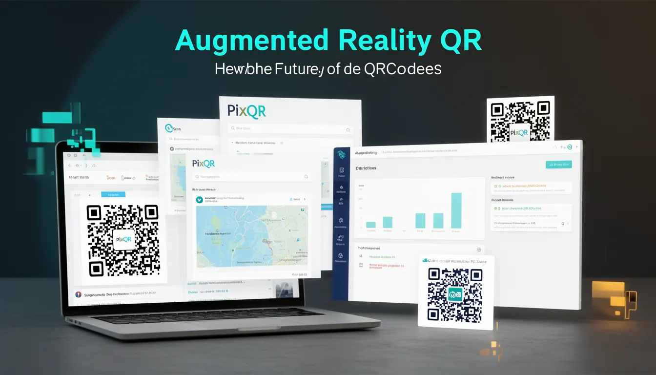 Augmented Reality QR developer glossary illustration