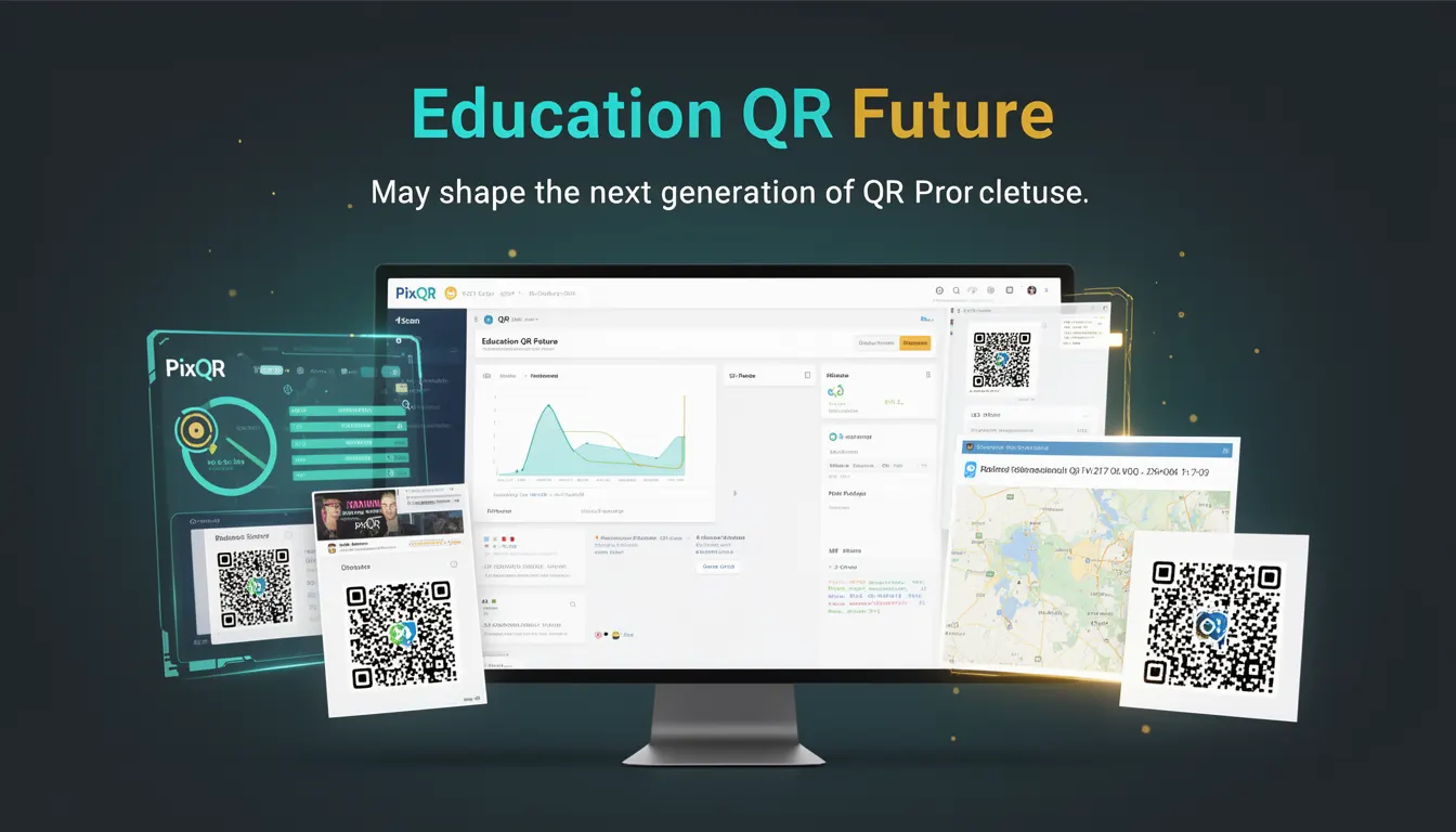 Education QR Future developer glossary illustration