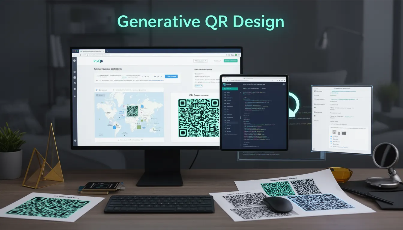 Generative QR Design developer glossary illustration