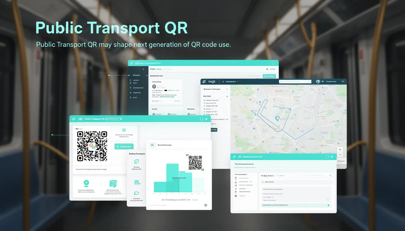 Public Transport QR developer glossary illustration