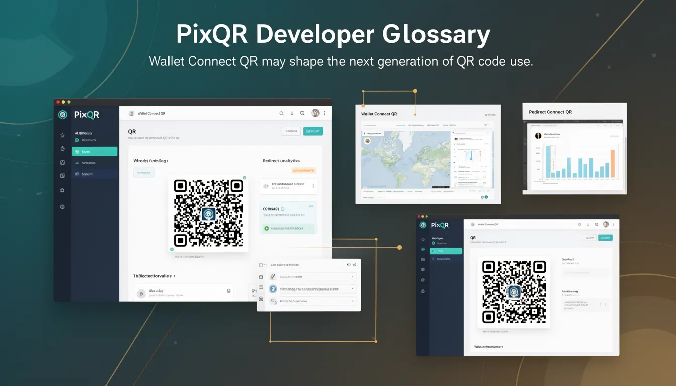 Wallet Connect QR developer glossary illustration