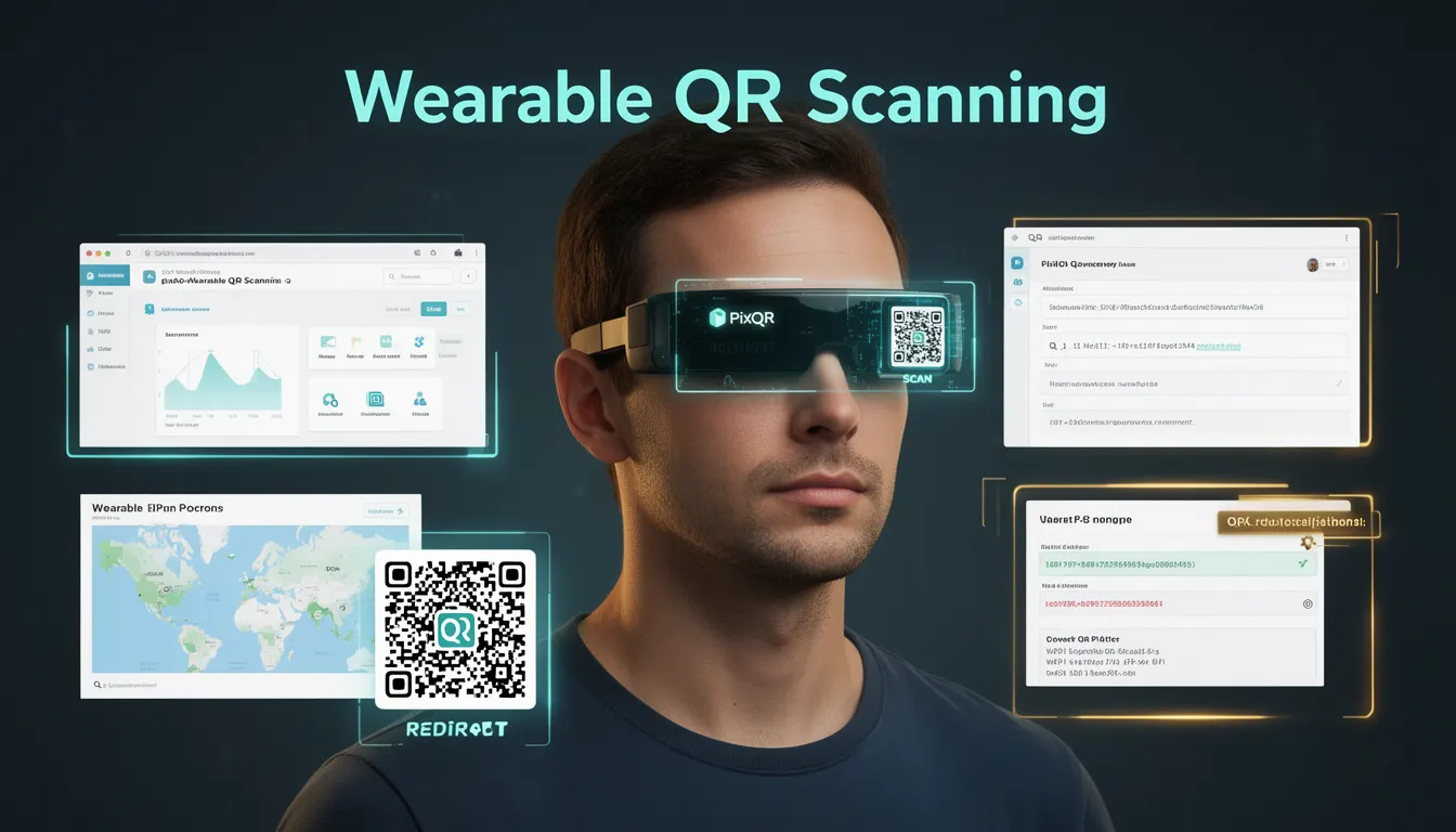 Wearable QR Scanning developer glossary illustration