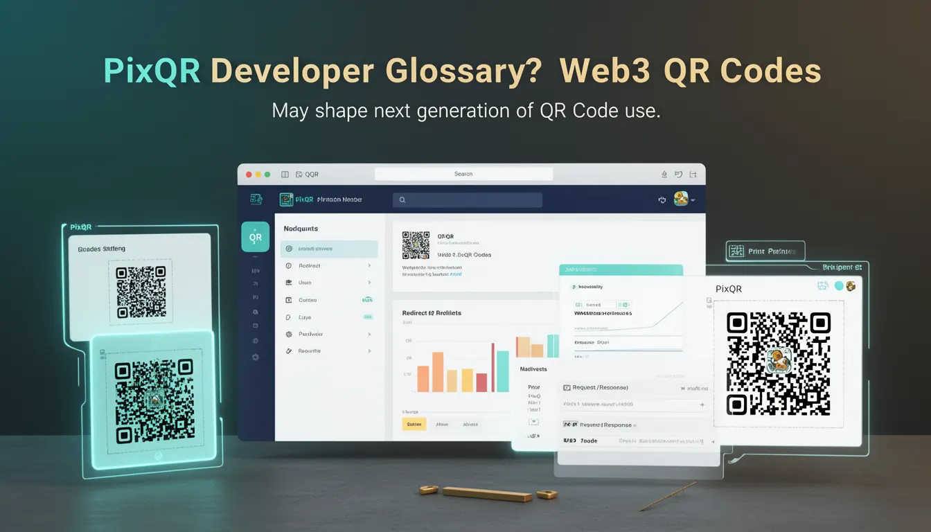 Web3 QR Codes developer glossary illustration